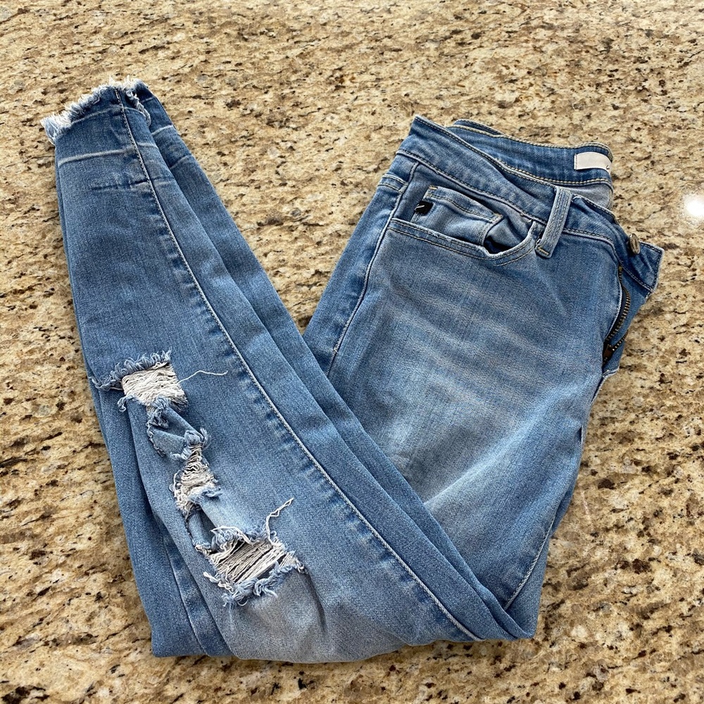 Kancan crop denim